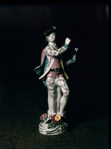 شخصية لويستوفت لصبي يلعب مثلثًا ، 1780 ج (خزف)